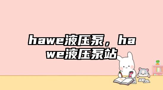 hawe液壓泵，hawe液壓泵站