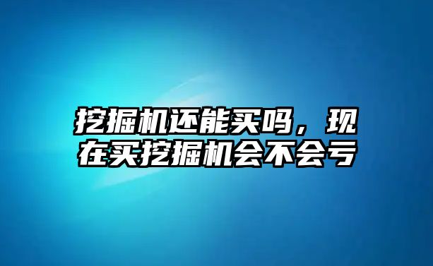 挖掘機(jī)還能買嗎，現(xiàn)在買挖掘機(jī)會(huì)不會(huì)虧