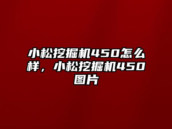 小松挖掘機450怎么樣，小松挖掘機450圖片