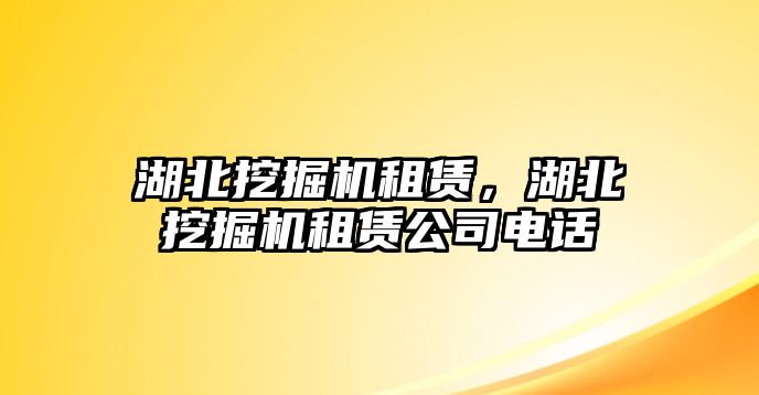 湖北挖掘機(jī)租賃，湖北挖掘機(jī)租賃公司電話