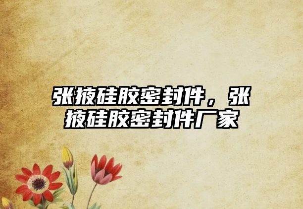 張掖硅膠密封件，張掖硅膠密封件廠家