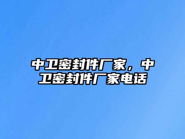 中衛(wèi)密封件廠家，中衛(wèi)密封件廠家電話