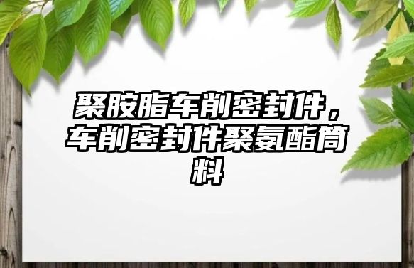 聚胺脂車削密封件，車削密封件聚氨酯筒料